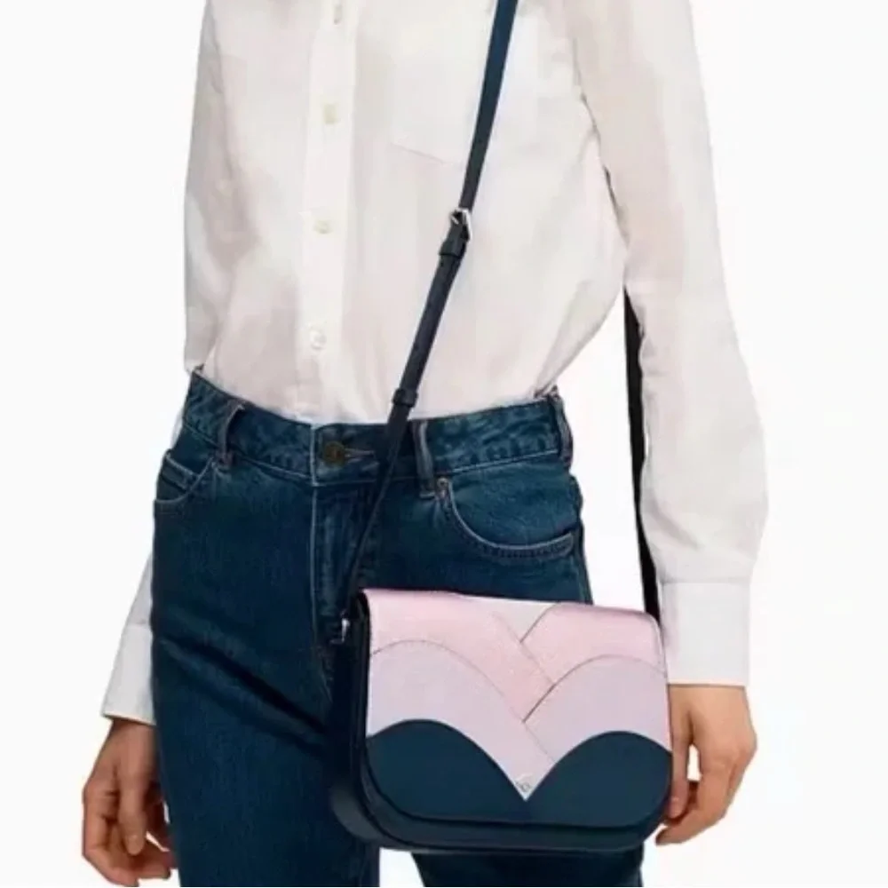 Kate Spade Stylish Pink and Blue Women's Bag